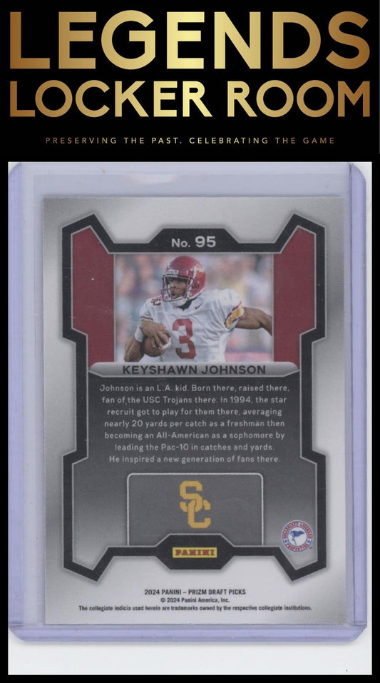 2024 Panini Prizm Draft Picks #95 Keyshawn Johnson