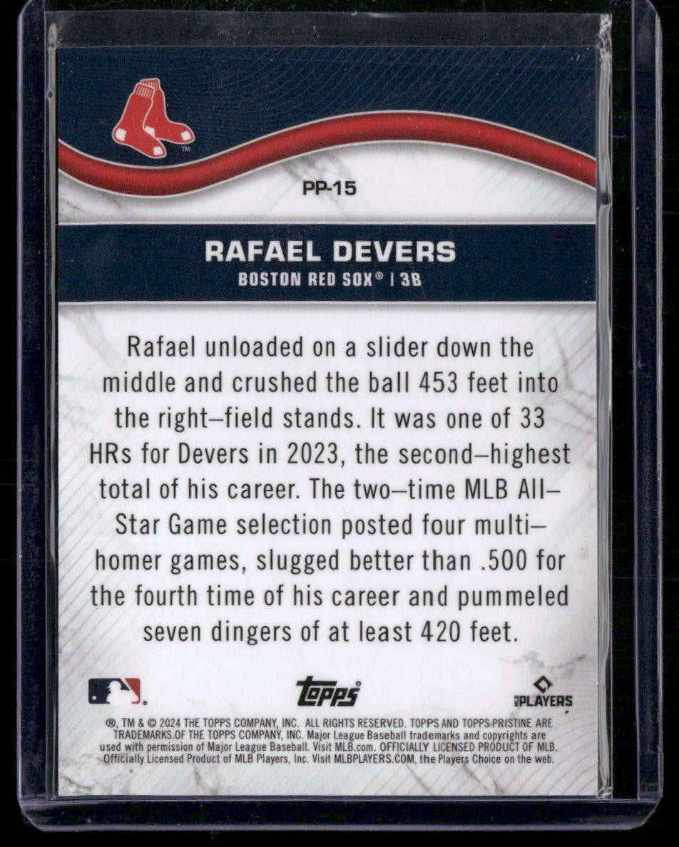 2024 Topps Pristine #PP-15 Rafael Devers Pristine Production