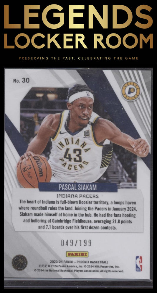 2023-24 Panini Phoenix #30 Pascal Siakam Red #/199