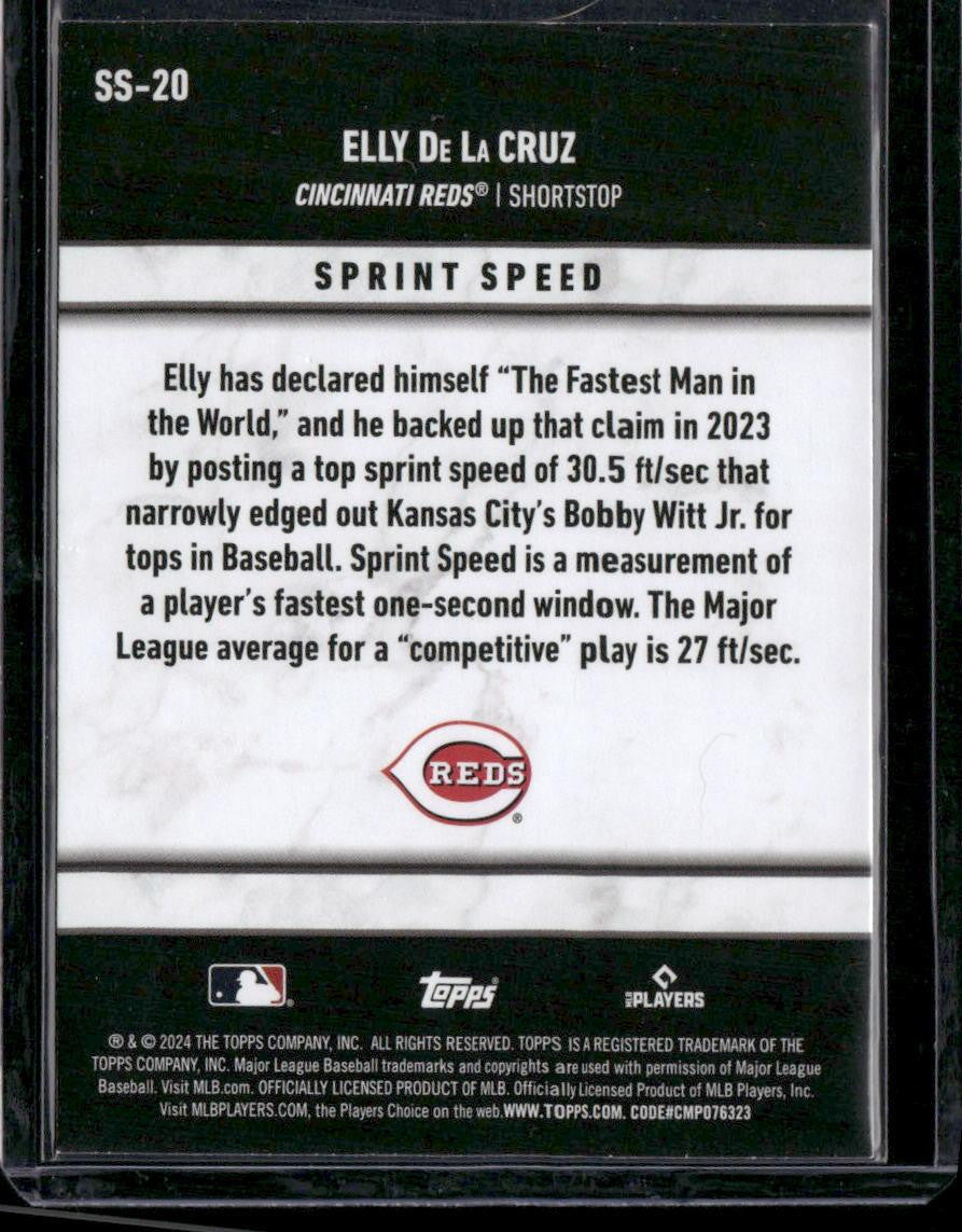 2024 Topps #SS-20 Elly De La Cruz Significant Statistics