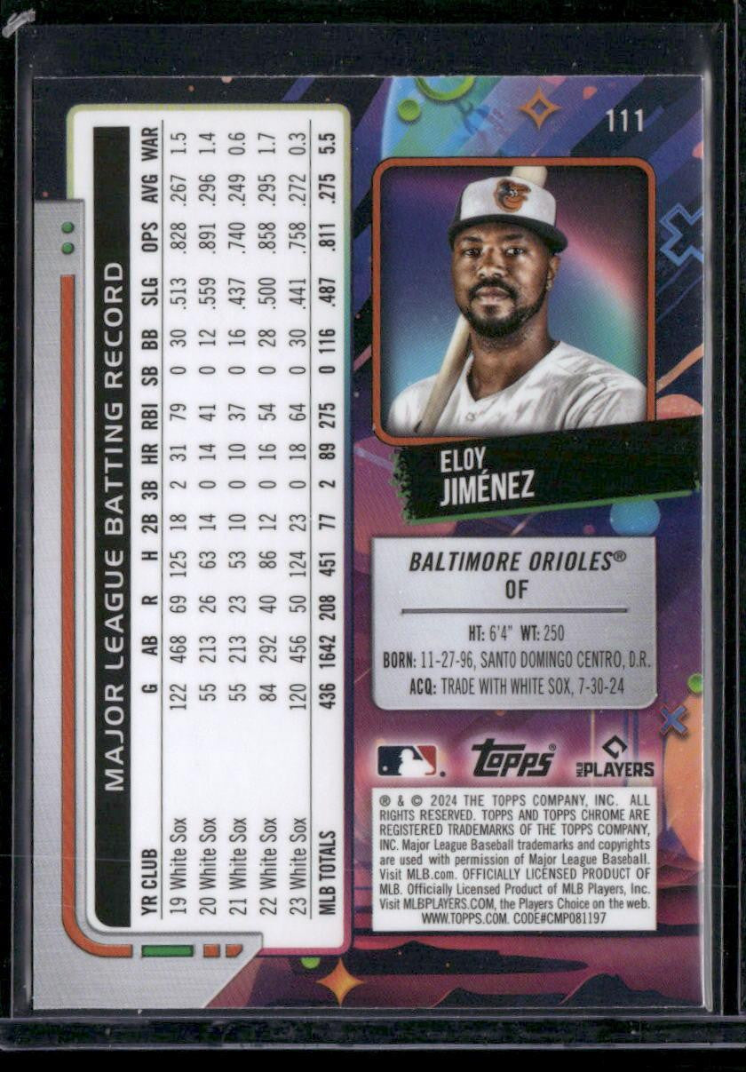 2024 Topps Chrome Cosmic #111 Eloy Jiménez