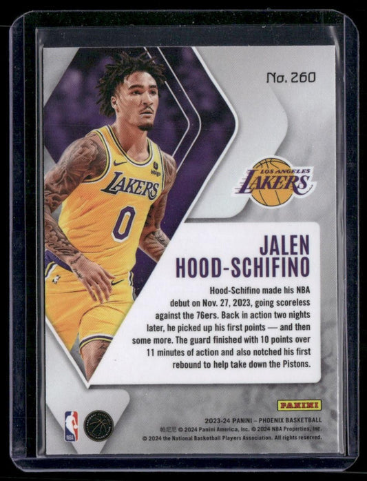 2023-24 Panini Phoenix #260 Jalen Hood-Schifino
