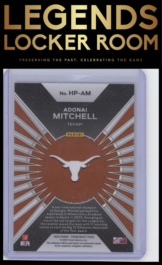 2024 Panini Prizm Draft Picks #HP-AM Adonai Mitchell Hype
