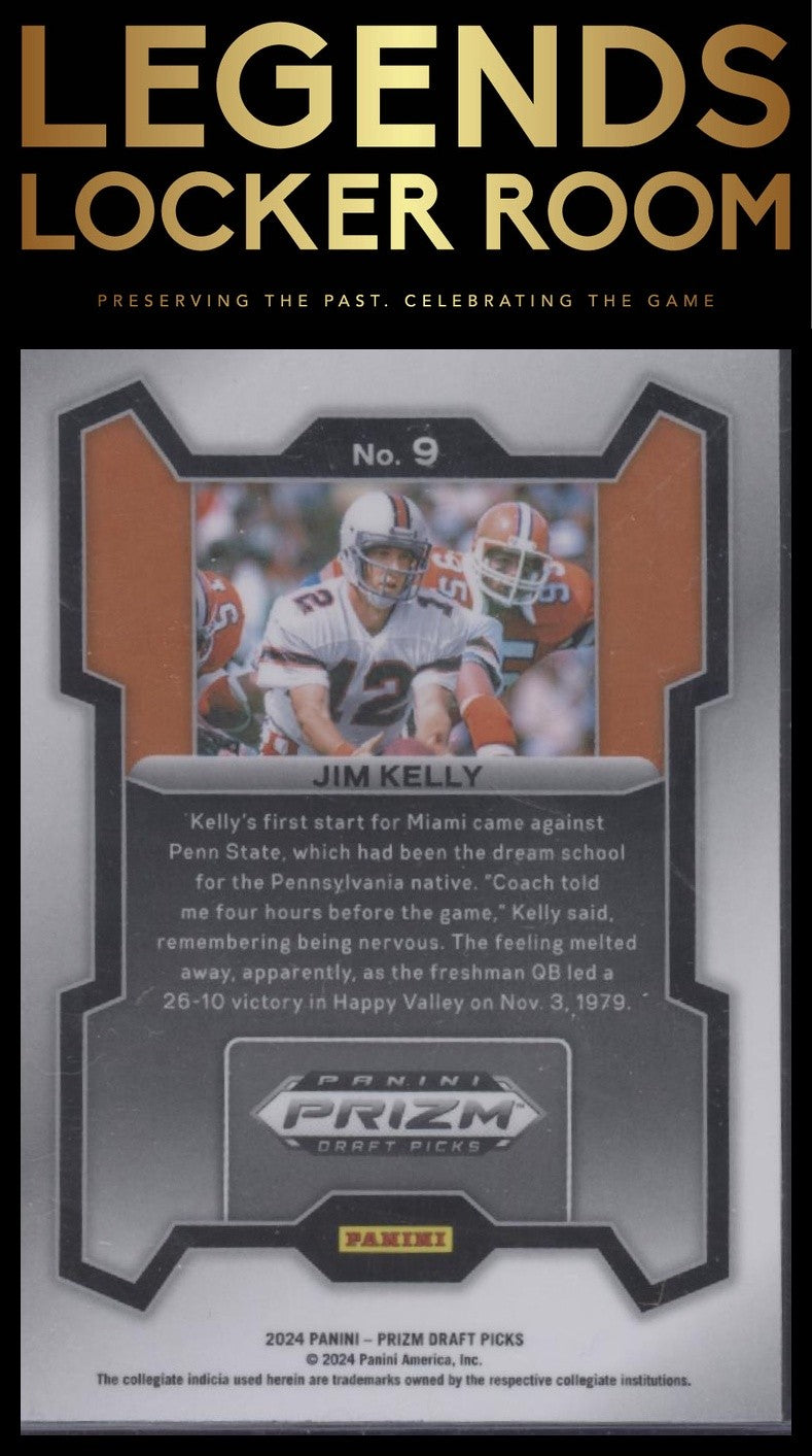 2024 Panini Prizm Draft Picks #9 Jim Kelly