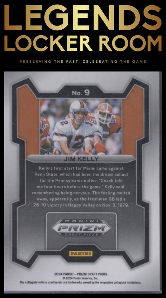 2024 Panini Prizm Draft Picks #9 Jim Kelly