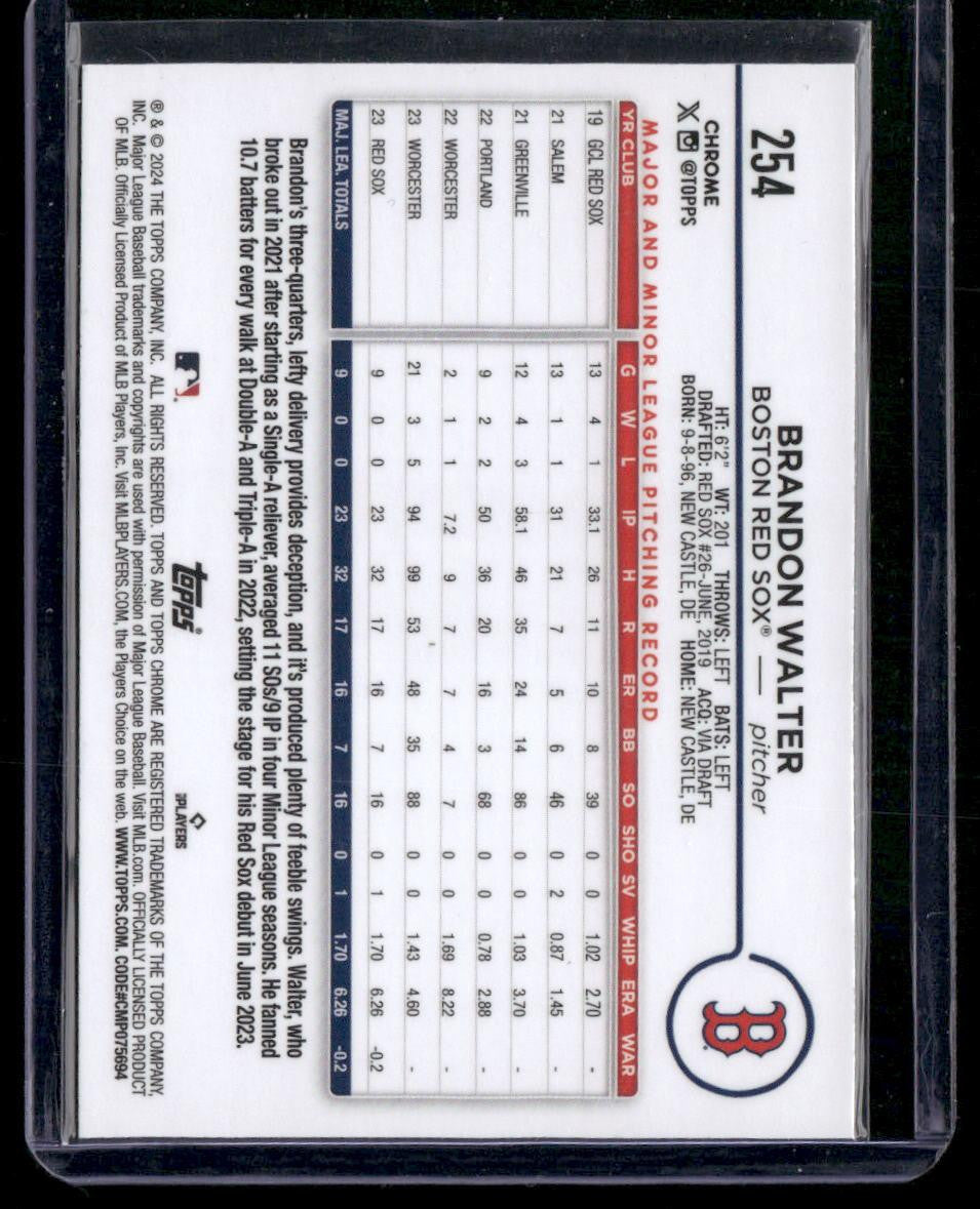 2024 Topps Chrome #254 Brandon Walter Prism Refractors