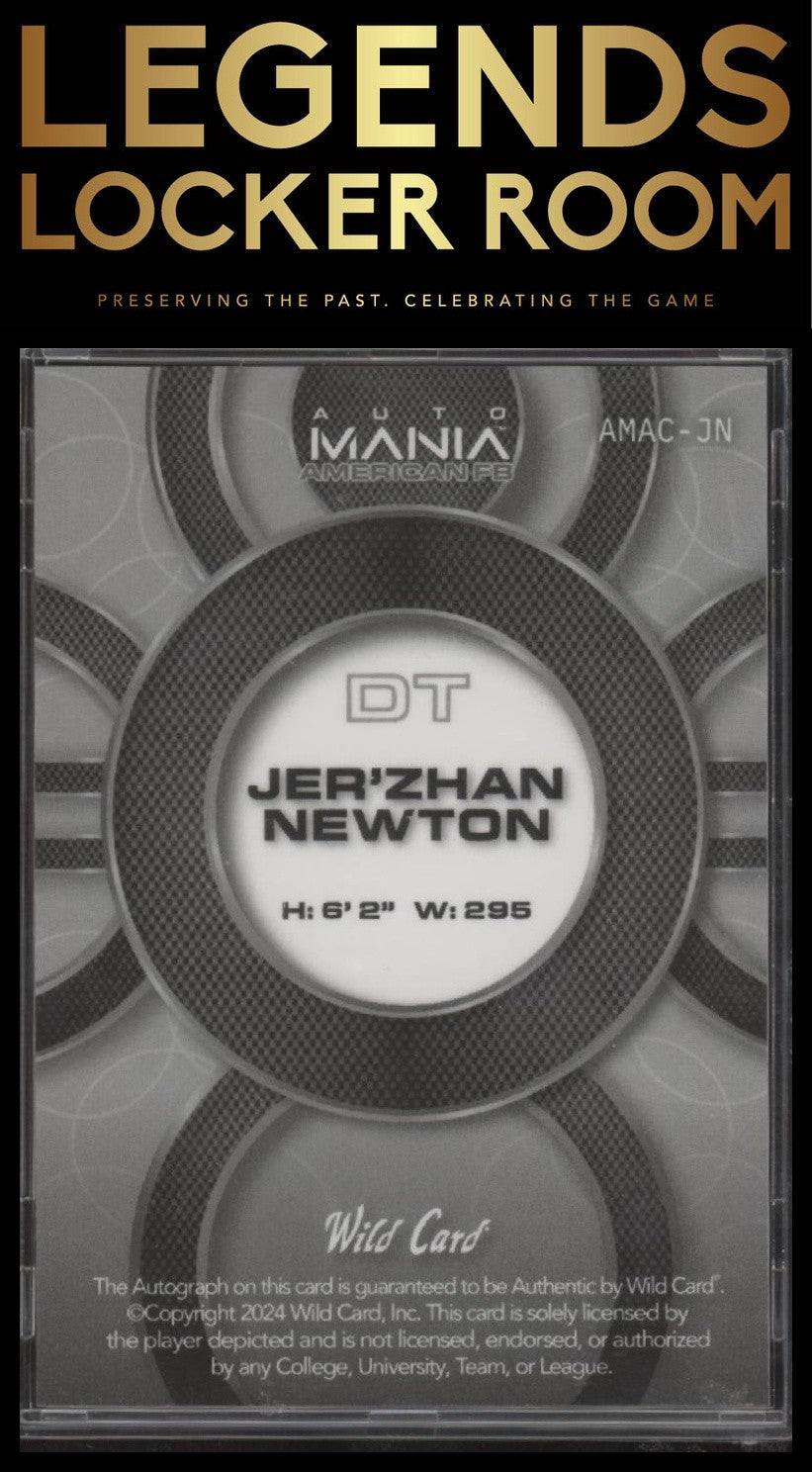 2024 Wild Card Automania American Jer'Zhan Newton Circle Kaleidoscope #/3