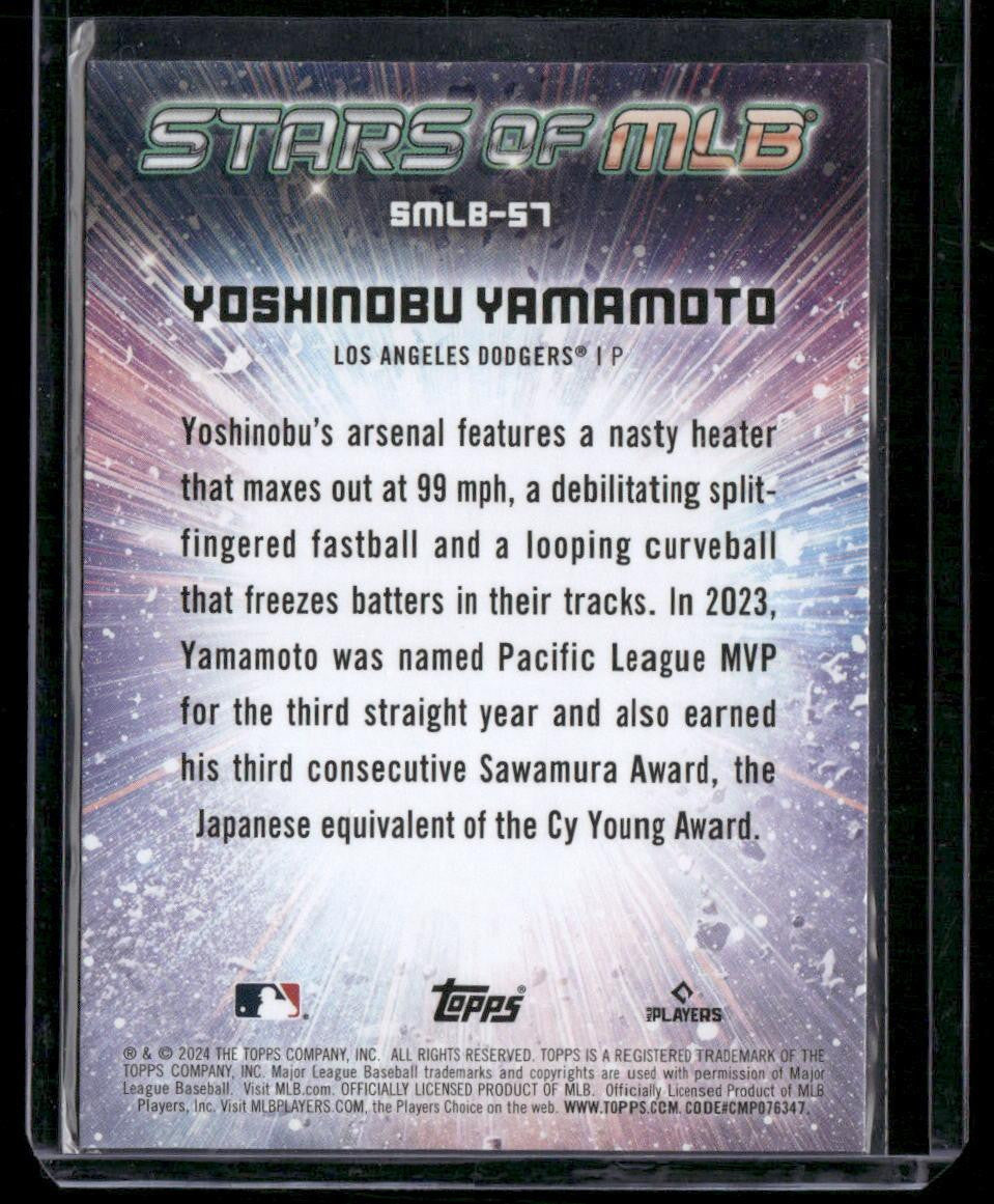 2024 Topps #SMLB-57 Yoshinobu Yamamoto Stars of MLB