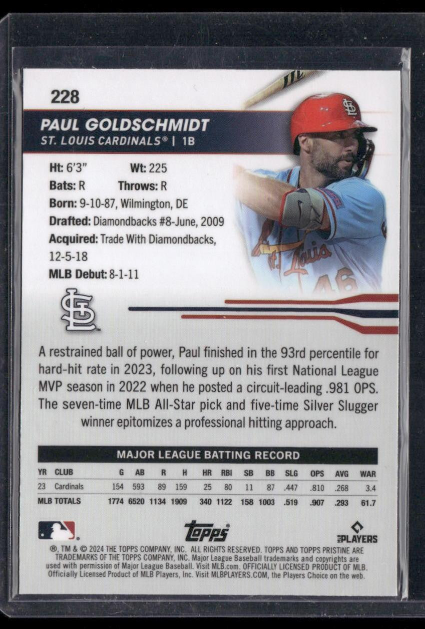 2024 Topps Pristine #228 Paul Goldschmidt