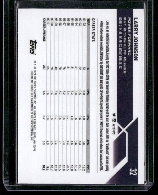 2023-24 Topps Chrome #32 Larry Johnson