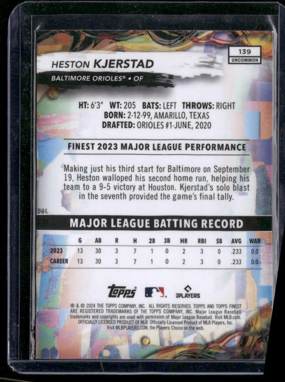 2024 Finest #139 Heston Kjerstad