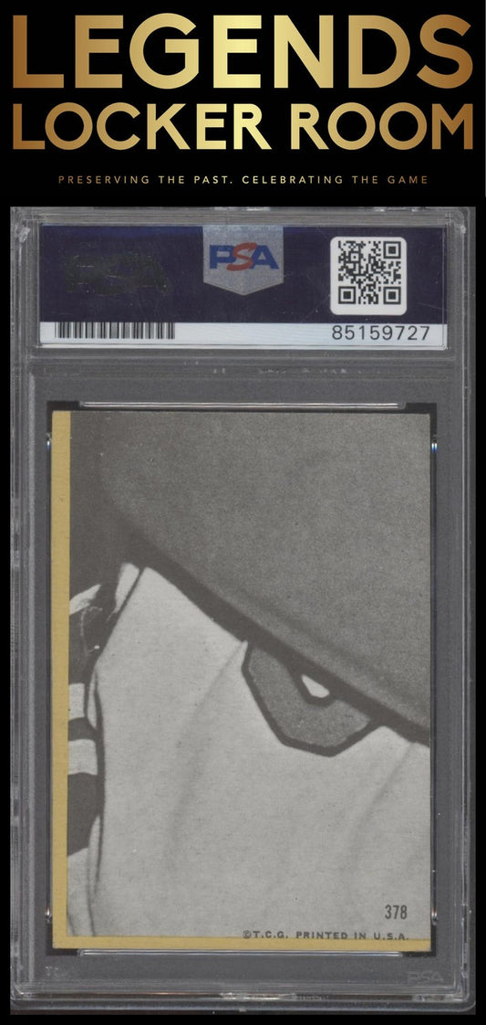 1968 Topps #378 Bob Gibson PSA Authentic Auto