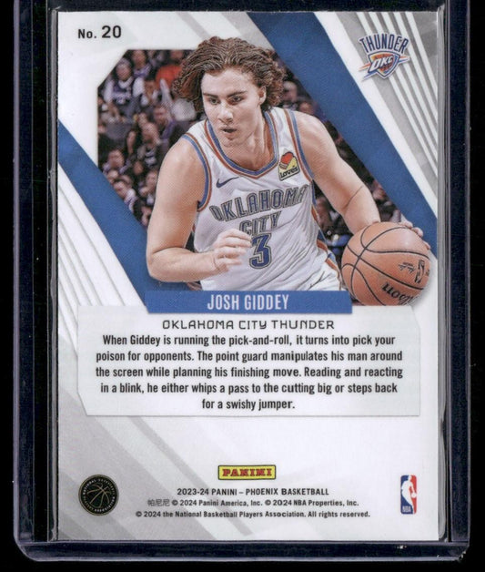 2023-24 Panini Phoenix #20 Josh Giddey