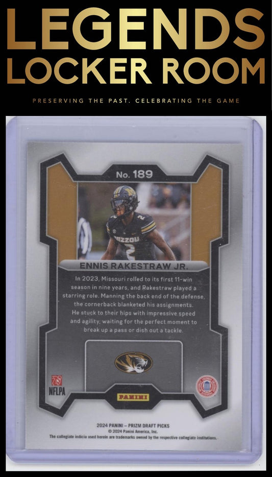 2024 Panini Prizm Draft Picks #189 Ennis Rakestraw Jr.