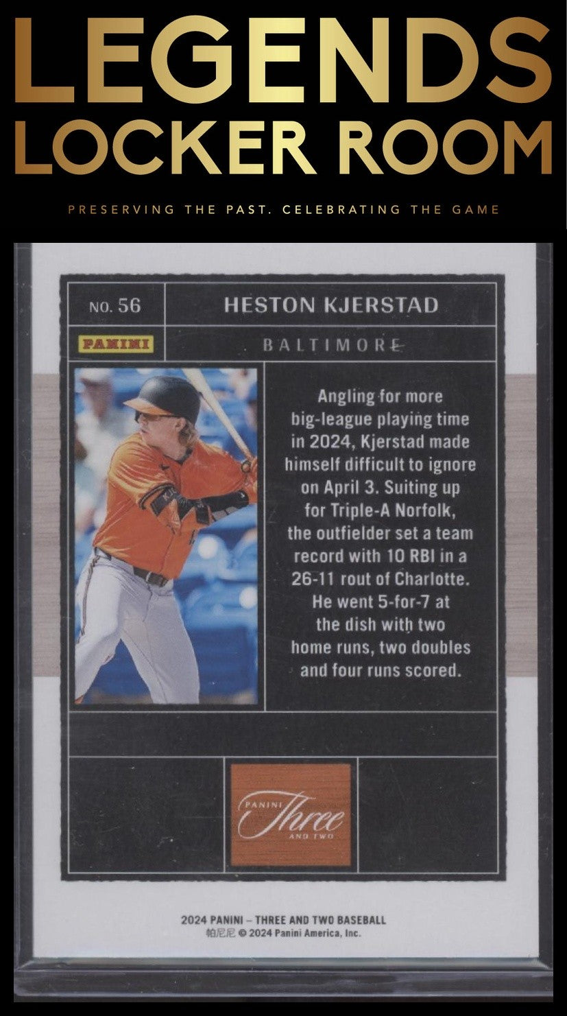 2024 Panini Three and Two #56 Heston Kjerstad #/99