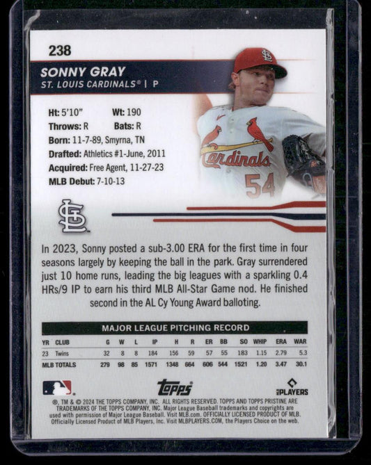 2024 Topps Pristine #238 Sonny Gray