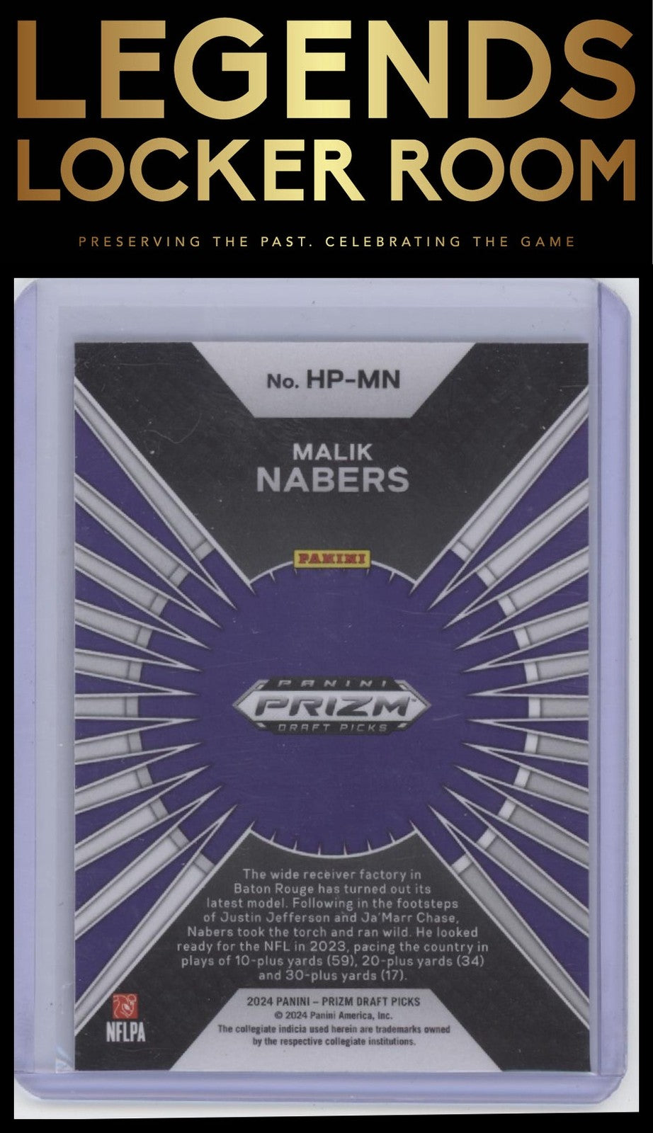 2024 Panini Prizm Draft Picks #HP-MN Malik Nabers Hype