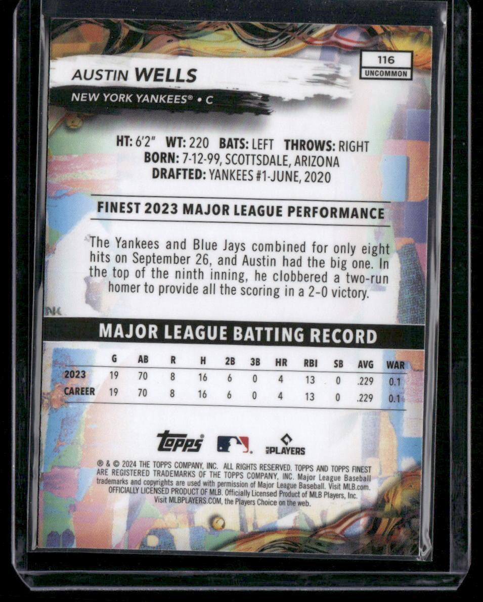 2024 Finest #116 Austin Wells