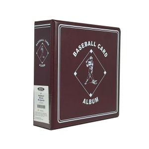 3 in. Album - Baseball - Burgundy