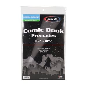 Premade Resealable Current Comic Bag and Board