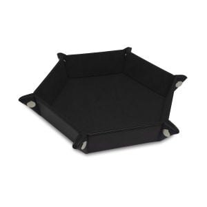 Hexagon Dice Tray- Black **LIMITED STOCK**