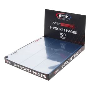 LaserWeld 9-Pocket Page - Side Load (100 CT. Box)