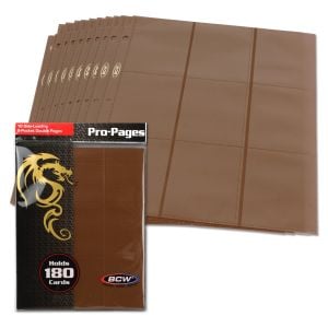 Side Loading 18-Pocket Pro Pages-Brown LTD STOCK