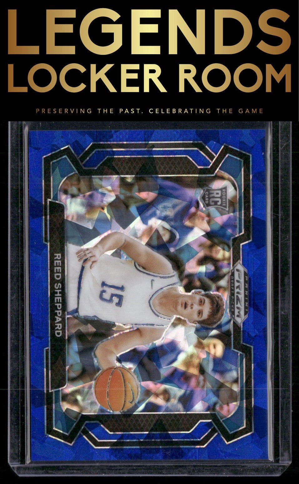 2024 Panini Prizm Draft Picks #21 Reed Sheppard Prizms Blue Ice Variation /99