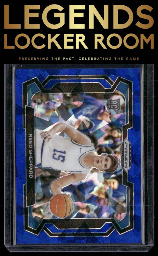 2024 Panini Prizm Draft Picks #21 Reed Sheppard Prizms Blue Ice Variation /99