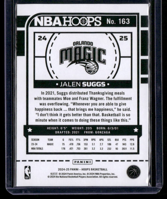 2024-25 Hoops #163 Jalen Suggs