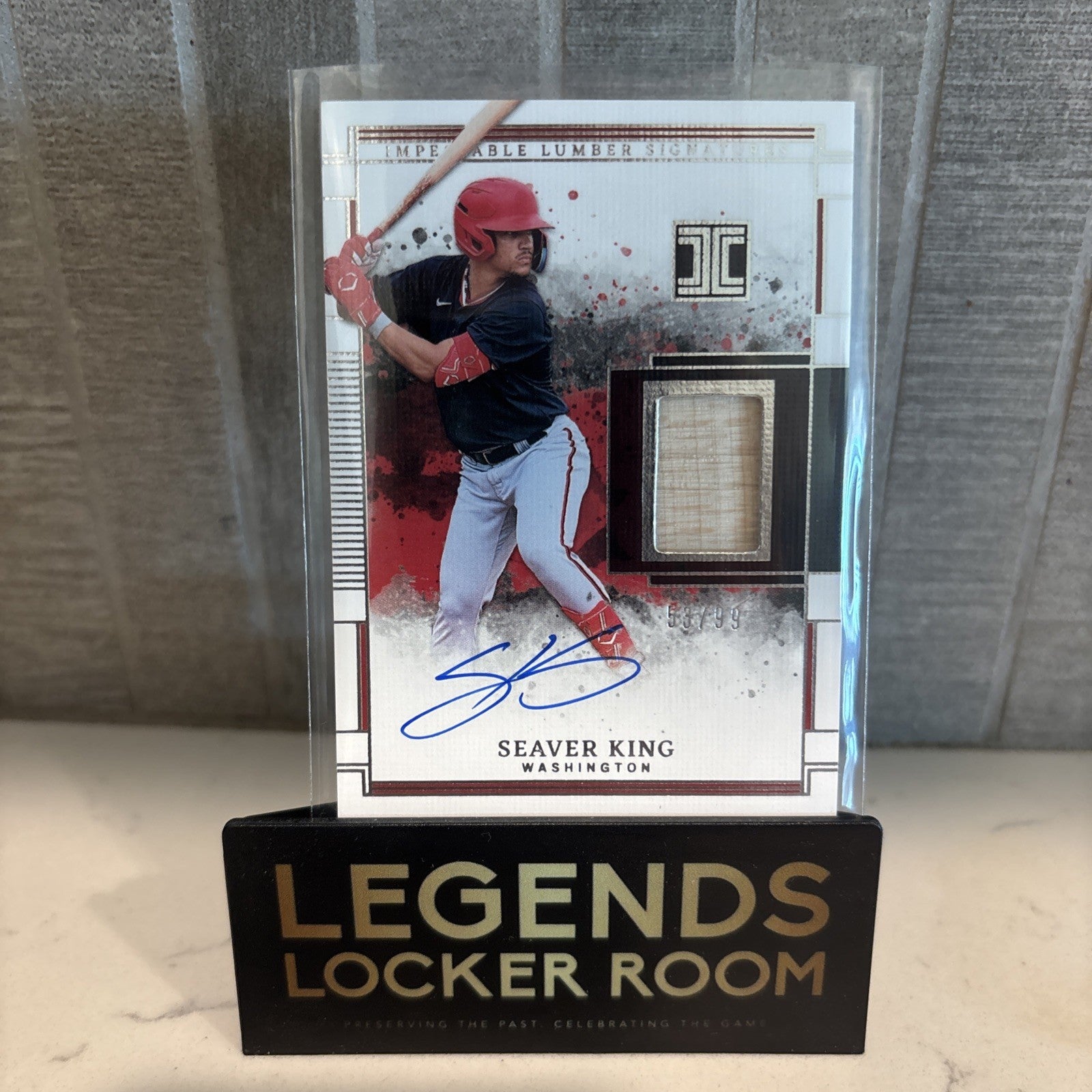 2025 Panini Impeccable Seaver King Lumber Signatures /99