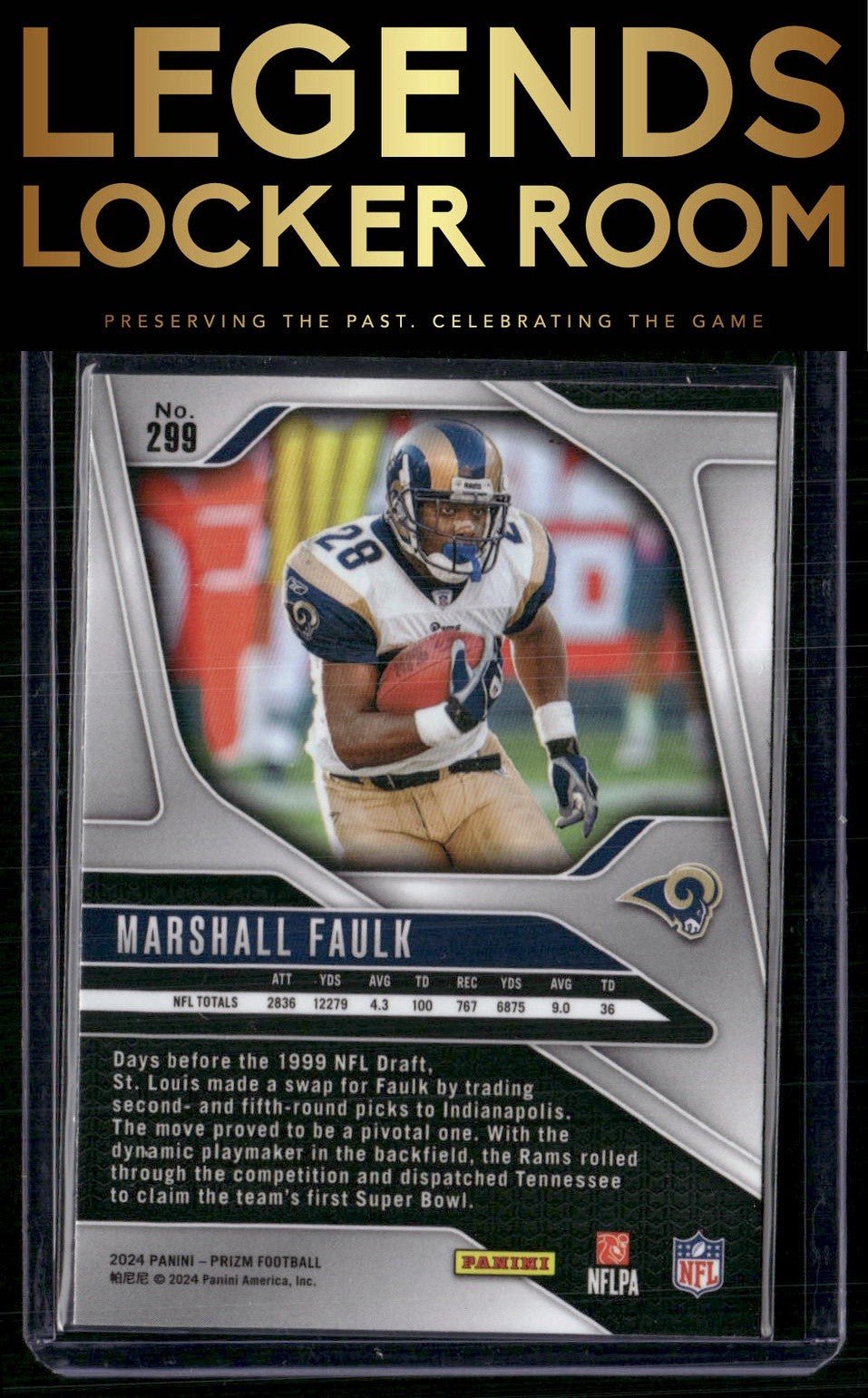 2024 Panini Prizm #299 Marshall Faulk