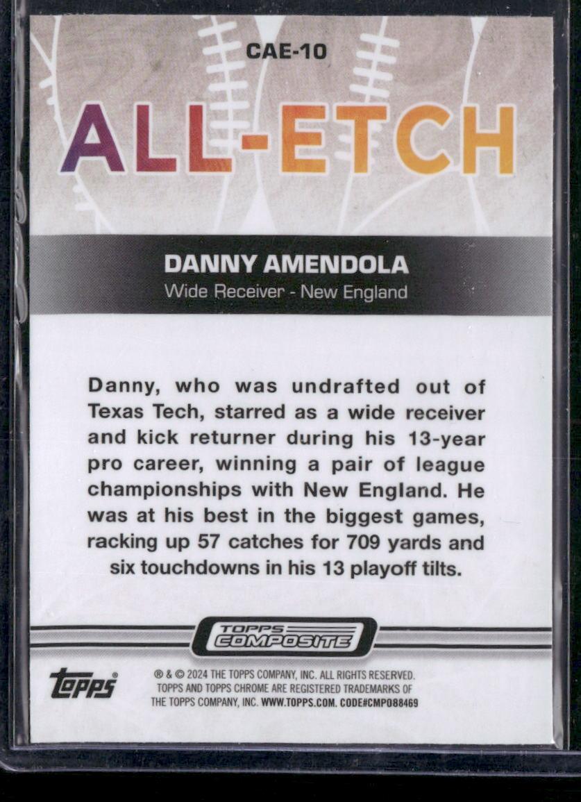 2023 Topps Composite #CAE-10 Danny Amendola Chrome All Etch X-Fractor