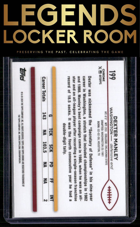2024 Topps Chrome #199 Dexter Manley