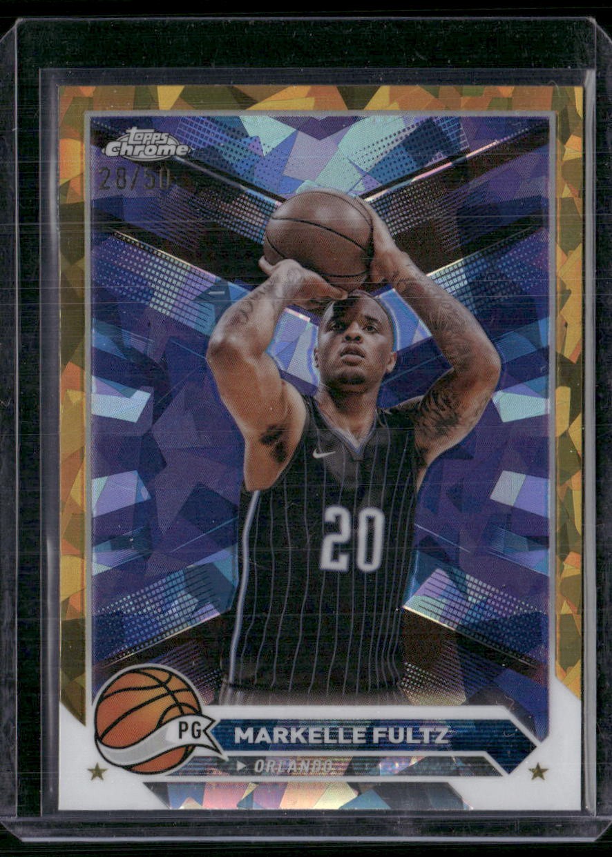 2023-24 Topps Chrome Sapphire Edition #7 Markelle Fultz Gold #/50
