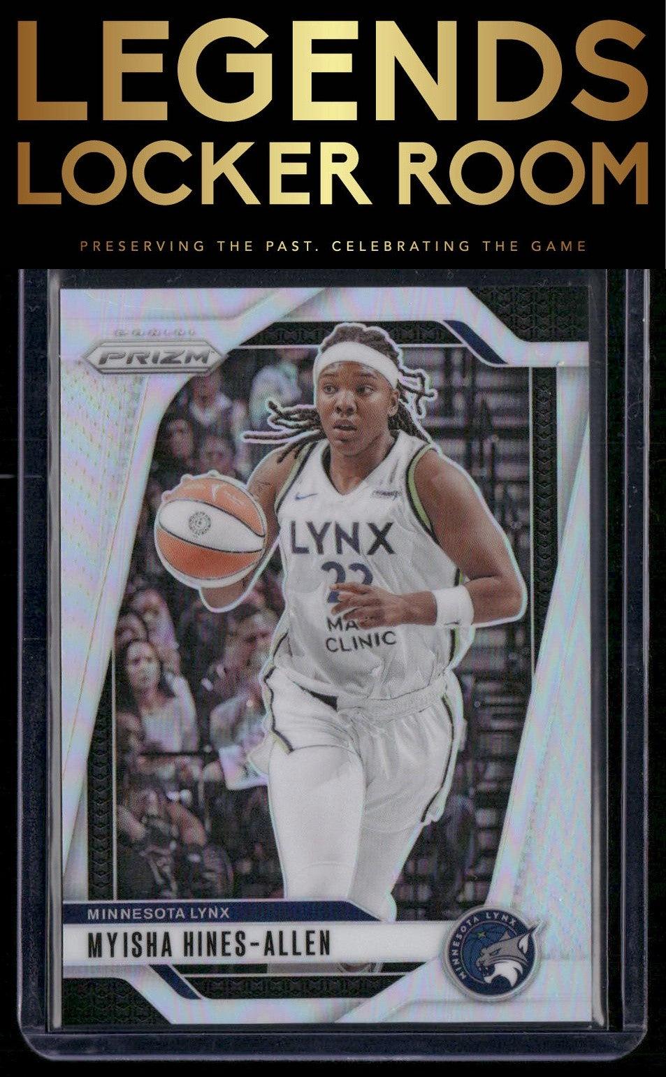 2024 Panini Prizm WNBA #20 Myisha Hines-Allen Silver Prizms