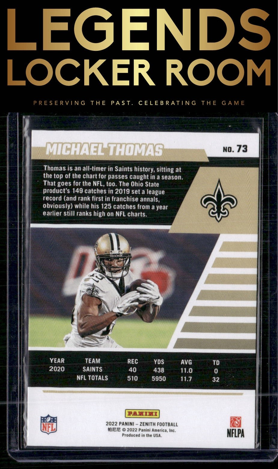2022 Zenith #73 Michael Thomas Retail