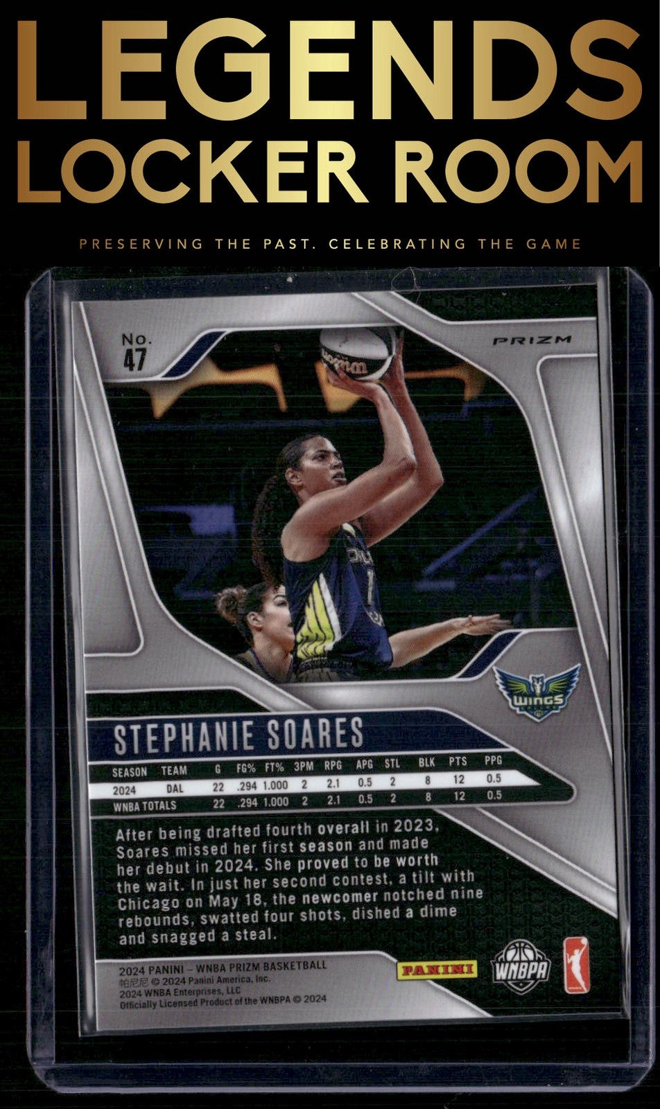 2024 Panini Prizm WNBA #47 Stephanie Soares Silver Prizms