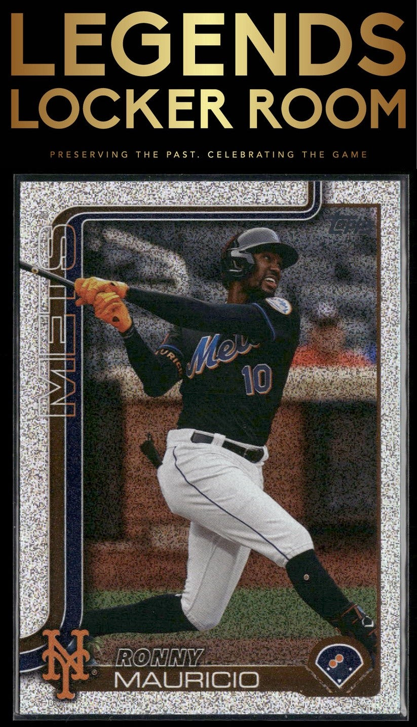 2025 Topps #518 Ronny Mauricio Sandglitter