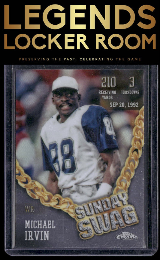 2024 Topps Chrome #SS-12 Michael Irvin Sunday Swag