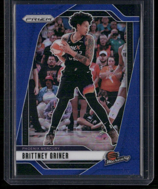 2024 Panini Prizm WNBA #113 Brittney Griner Blue Prizms #/199