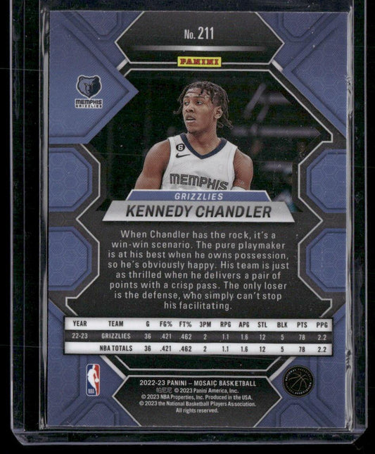 2022-23 Panini Mosaic #211 Kennedy Chandler