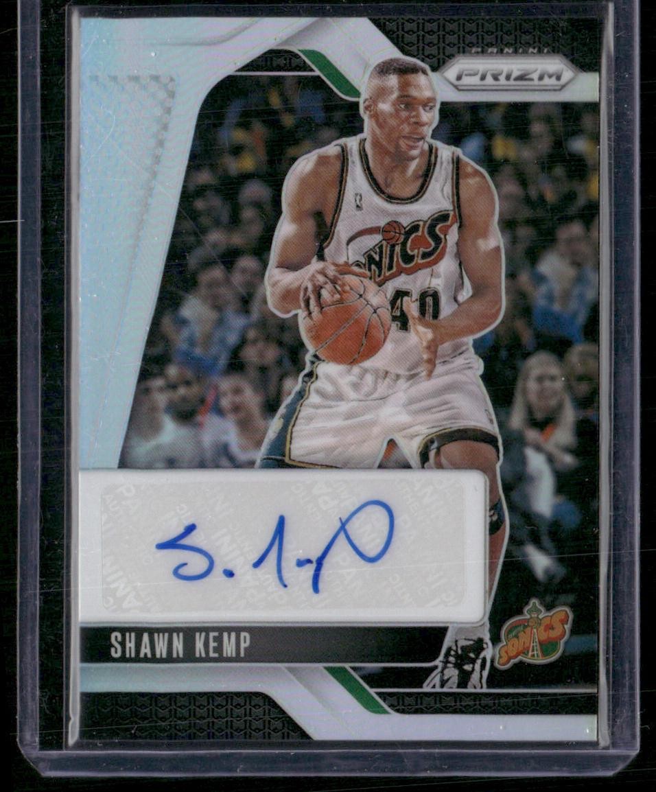 2024-25 Panini Prizm #SIG-SKS Shawn Kemp Signatures Prizms Silver