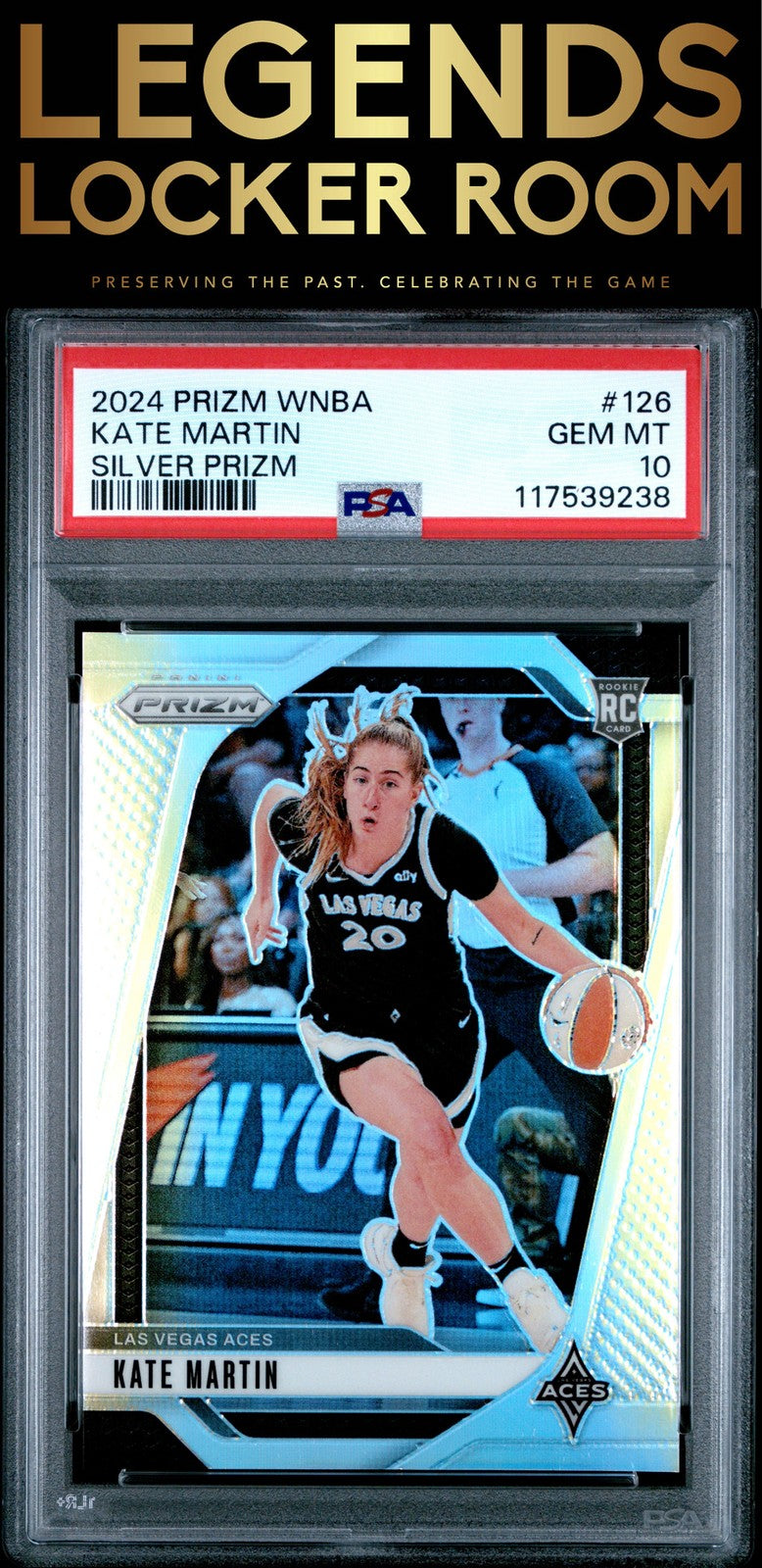 2024 Panini Prizm Wnba #126 Kate Martin Silver Prizm PSA 10