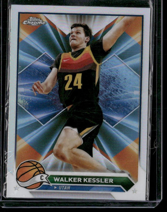 2023-24 Topps Chrome #185 Walker Kessler Refractors