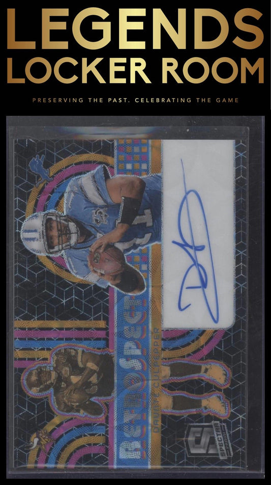 2024 panini spectra Daunte Culpepper Retrospect Auto Spectris /35