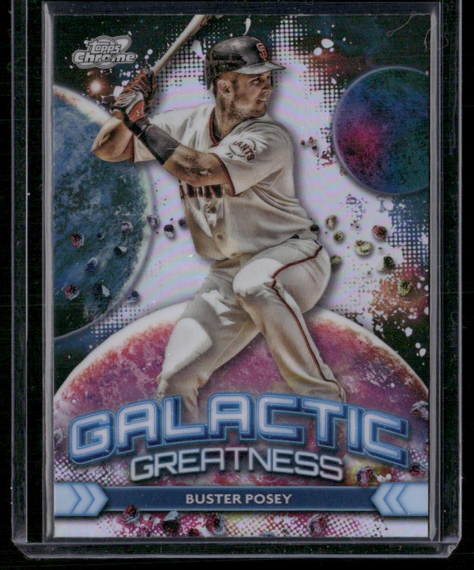 2024 Topps Chrome Cosmic #GG-18 Buster Posey Galactic Greatness