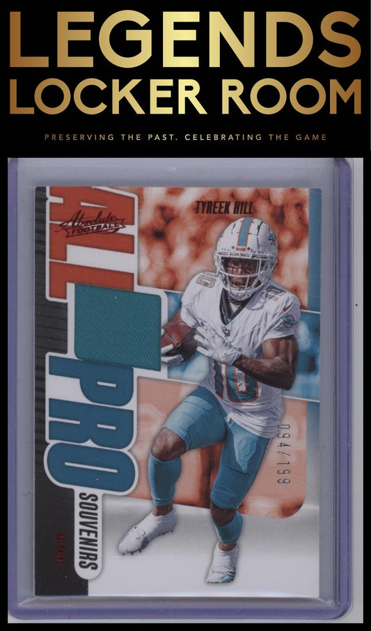 2024 Panini Absolute #AP-THL Tyreek Hill All Pro Souvenirs #/199