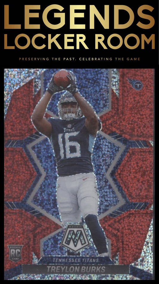 2022 Panini Mosaic #315 Treylon Burks Sparkle Red