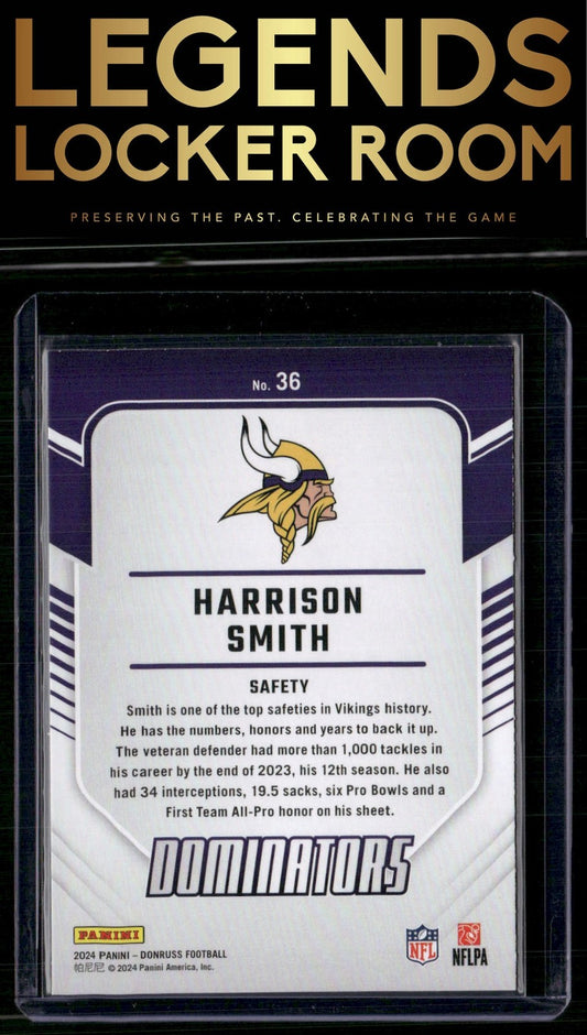 2024 Donruss #36 Harrison Smith Dominators